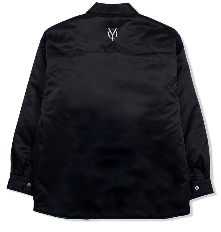 オーワイ(OY) PADDING SHIRTS-BLACK