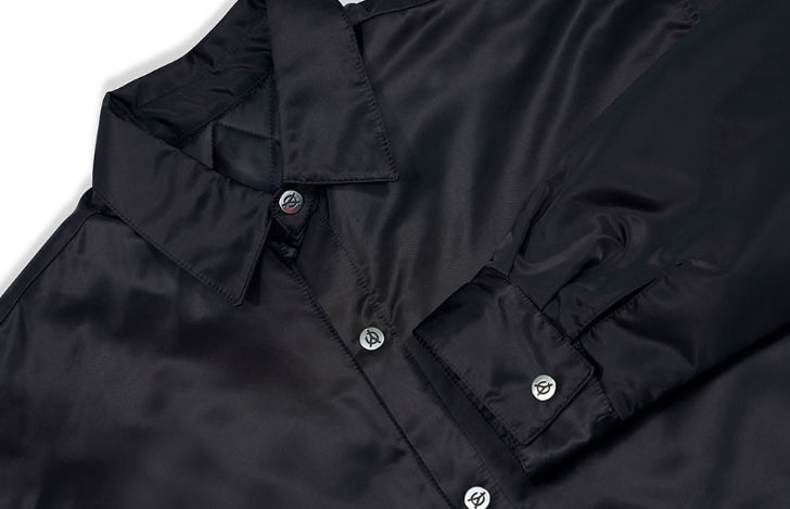 オーワイ(OY) PADDING SHIRTS-BLACK