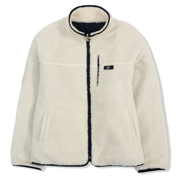 オーワイ(OY) FLEECE JACKET-WHITE