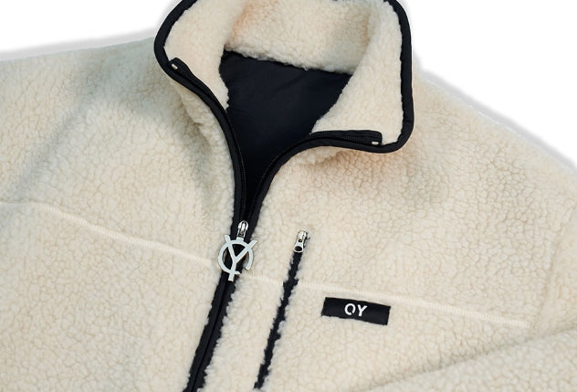オーワイ(OY) FLEECE JACKET-WHITE