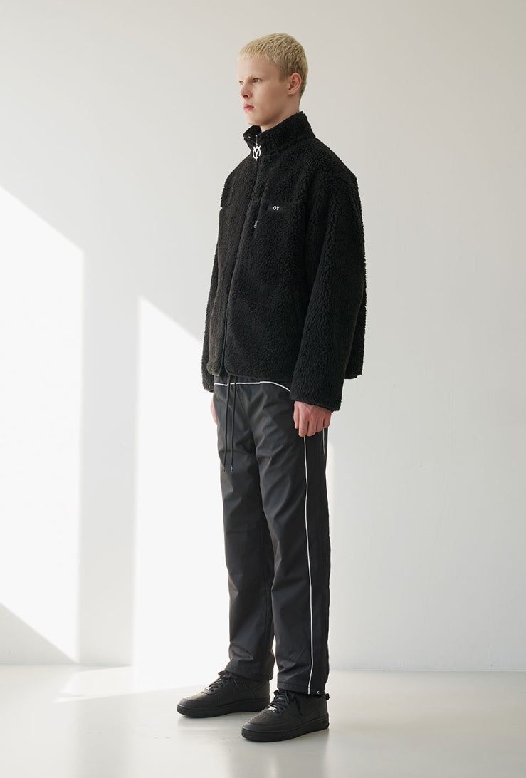 オーワイ(OY)FLEECE JACKET-BLACK