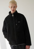 オーワイ(OY)FLEECE JACKET-BLACK