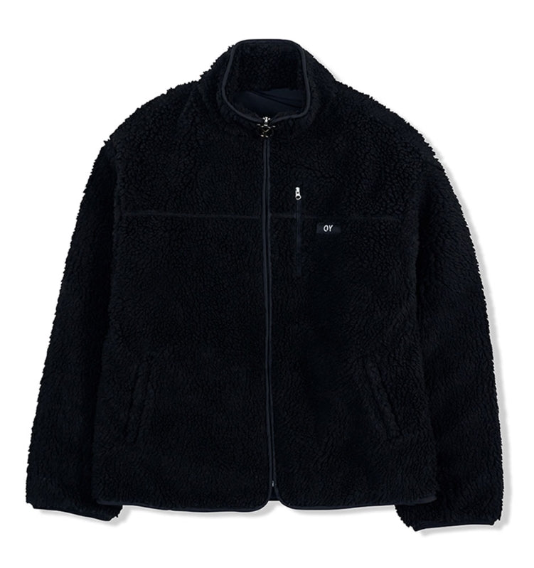 オーワイ(OY)FLEECE JACKET-BLACK