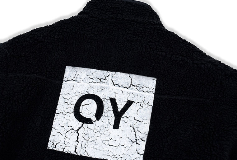 オーワイ(OY)FLEECE JACKET-BLACK
