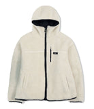 オーワイ(OY)FLEECE HOODIE JACKET-WHITE