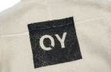 オーワイ(OY)FLEECE HOODIE JACKET-WHITE