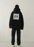 オーワイ(OY)FLEECE HOODIE JACKET-BLACK