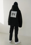 オーワイ(OY)FLEECE HOODIE JACKET-BLACK