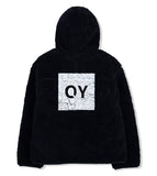 オーワイ(OY)FLEECE HOODIE JACKET-BLACK