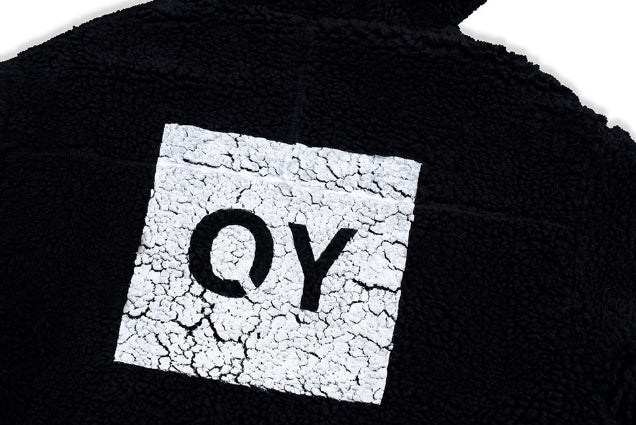 オーワイ(OY)FLEECE HOODIE JACKET-BLACK