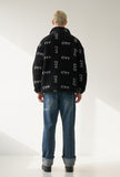 オーワイ(OY)LOGO FLEECE JACKET-BLACK