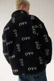 オーワイ(OY)LOGO FLEECE JACKET-BLACK