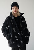 オーワイ(OY)LOGO FLEECE JACKET-BLACK