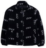 オーワイ(OY)LOGO FLEECE JACKET-BLACK