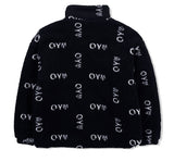 オーワイ(OY)LOGO FLEECE JACKET-BLACK