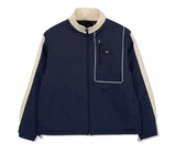 オーワイ(OY) PIPING BLOCK TRACK JACKET-NAVY