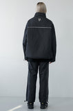 オーワイ(OY) PIPING BLOCK TRACK JACKET-BLACK