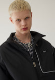 オーワイ(OY) PIPING BLOCK TRACK JACKET-BLACK