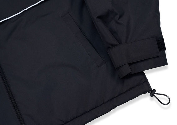 オーワイ(OY) PIPING BLOCK TRACK JACKET-BLACK