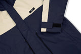 オーワイ(OY) LOGO BLOCK LONG PARKA-NAVY