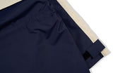 オーワイ(OY) LOGO BLOCK LONG PARKA-NAVY