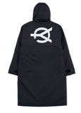 オーワイ(OY) LOGO BLOCK LONG PARKA-BLACK