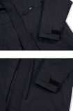 オーワイ(OY) LOGO BLOCK LONG PARKA-BLACK