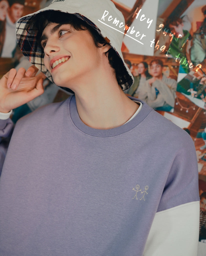 ダブルユーブイプロジェクト(WV PROJECT) Playing Sweatshirt Lavender SYMT7345