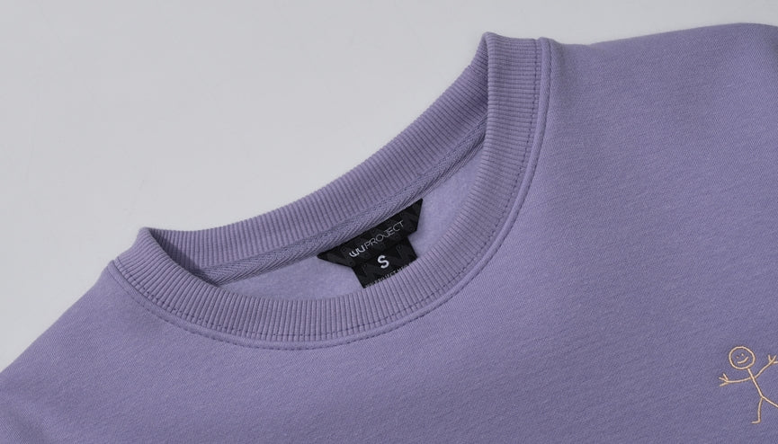 ダブルユーブイプロジェクト(WV PROJECT) Playing Sweatshirt Lavender SYMT7345