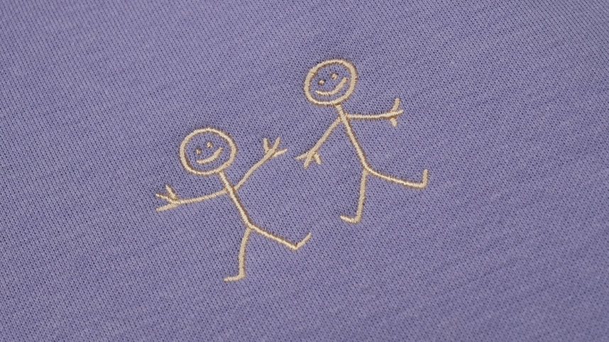 ダブルユーブイプロジェクト(WV PROJECT) Playing Sweatshirt Lavender SYMT7345