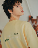 ダブルユーブイプロジェクト(WV PROJECT) Playing Sweatshirt Lemon SYMT7345