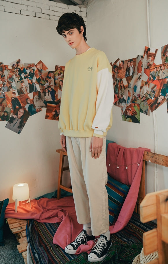 ダブルユーブイプロジェクト(WV PROJECT) Playing Sweatshirt Lemon SYMT7345