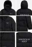 アクメドラビ(acme' de la vie) ADLV OVERSIZED LONG DUCK DOWN BLACK