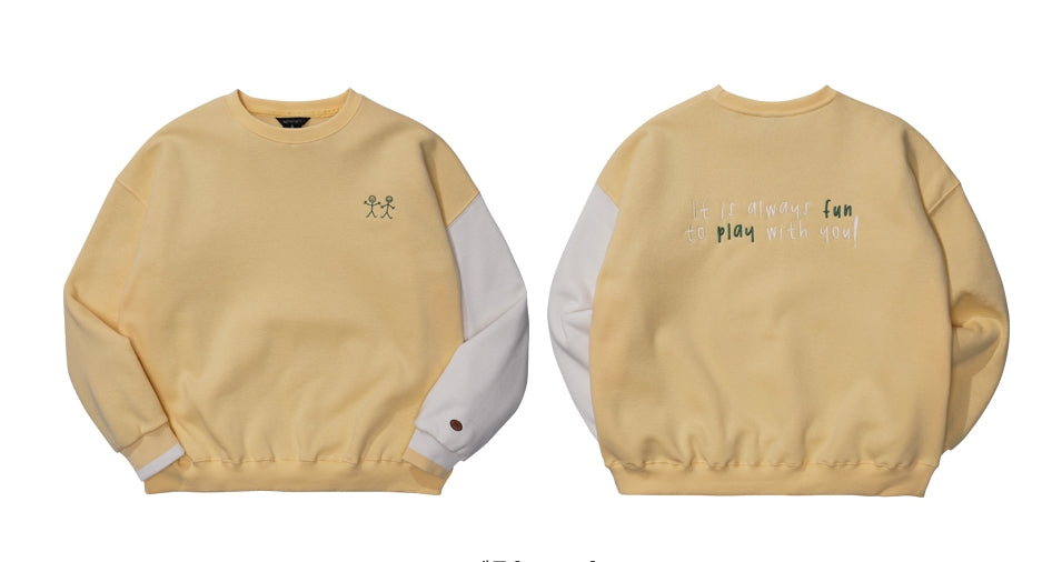 ダブルユーブイプロジェクト(WV PROJECT) Playing Sweatshirt Lemon SYMT7345