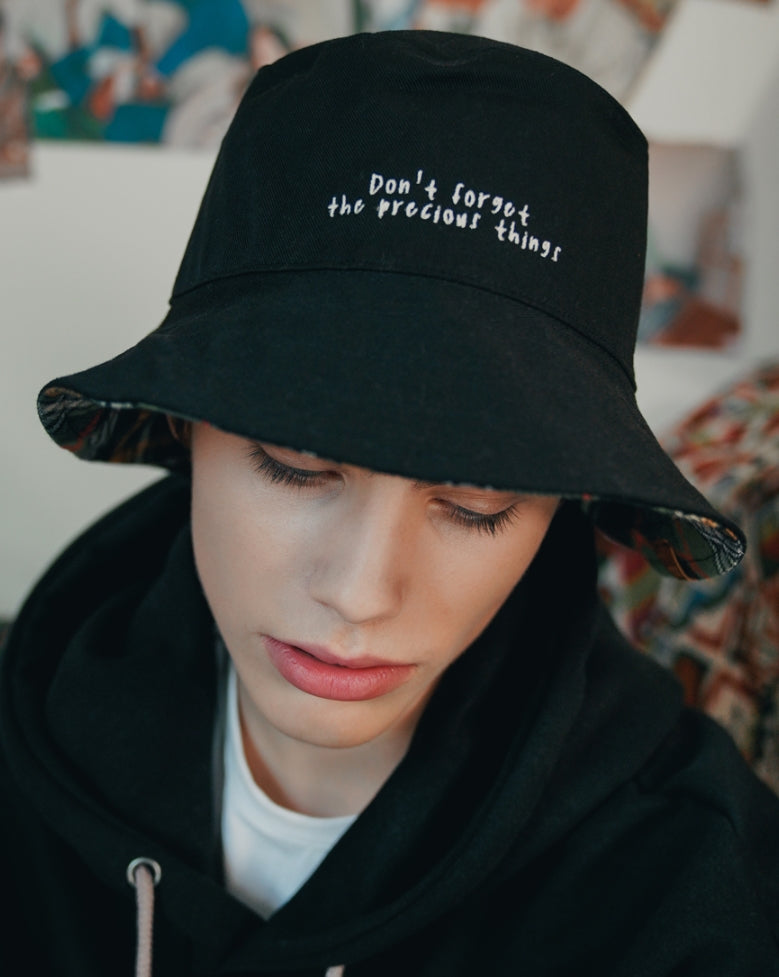 ダブルユーブイプロジェクト(WV PROJECT) Attic Bucket Hat Black SYAC7344