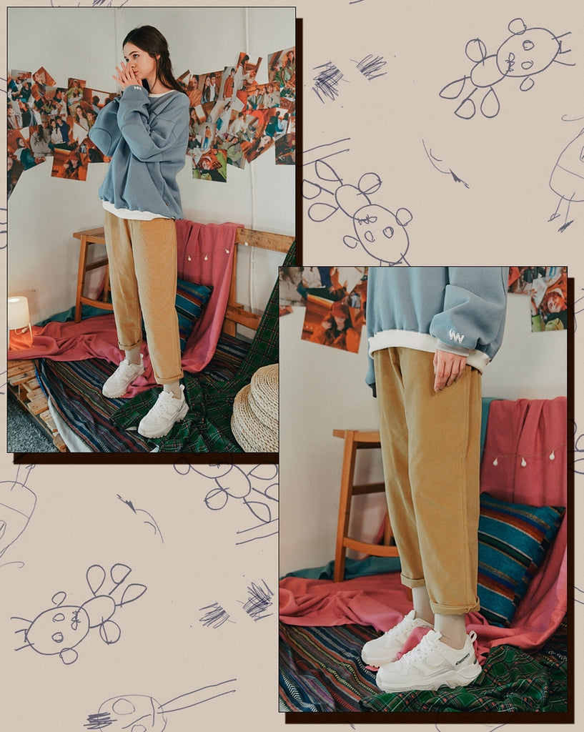 ダブルユーブイプロジェクト(WV PROJECT) RUMBLE CORDUROY PANTS BEIGE CJLP7349