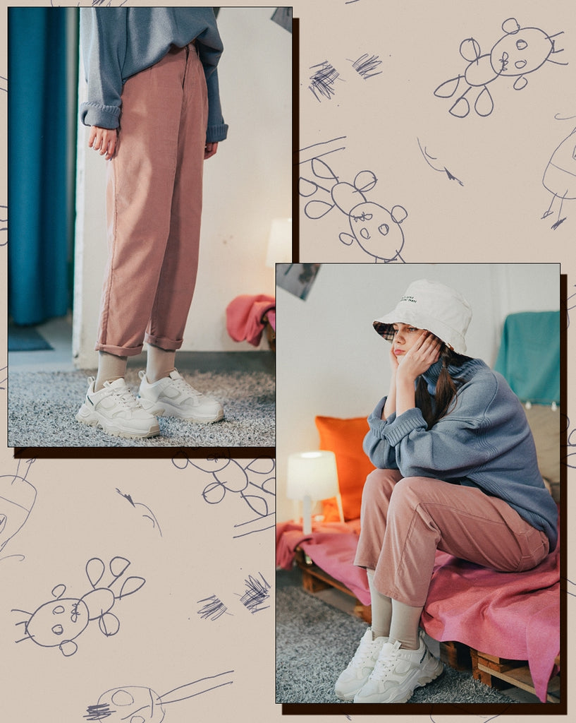 ダブルユーブイプロジェクト(WV PROJECT) RUMBLE CORDUROY PANTS OLD PINK CJLP7349