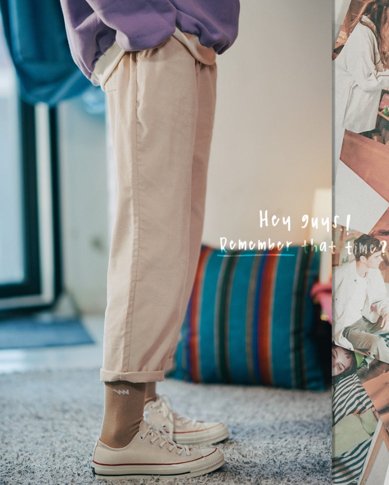 ダブルユーブイプロジェクト(WV PROJECT) RUMBLE CORDUROY PANTS CREAM CJLP7349