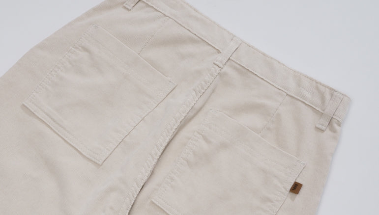 ダブルユーブイプロジェクト(WV PROJECT) RUMBLE CORDUROY PANTS CREAM CJLP7349
