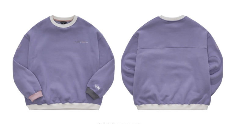 ダブルユーブイプロジェクト(WV PROJECT) JERRY SWEATSHIRTS LAVENDER MJMT7348