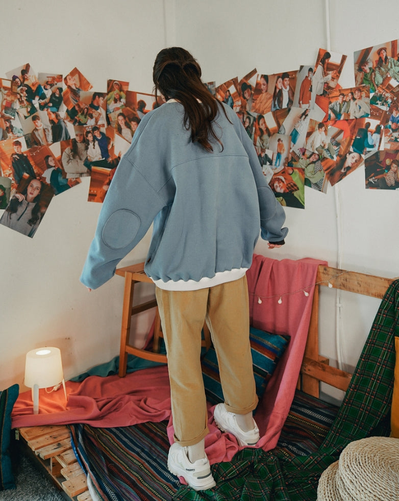 ダブルユーブイプロジェクト(WV PROJECT) JERRY SWEATSHIRTS BLUE MJMT7348