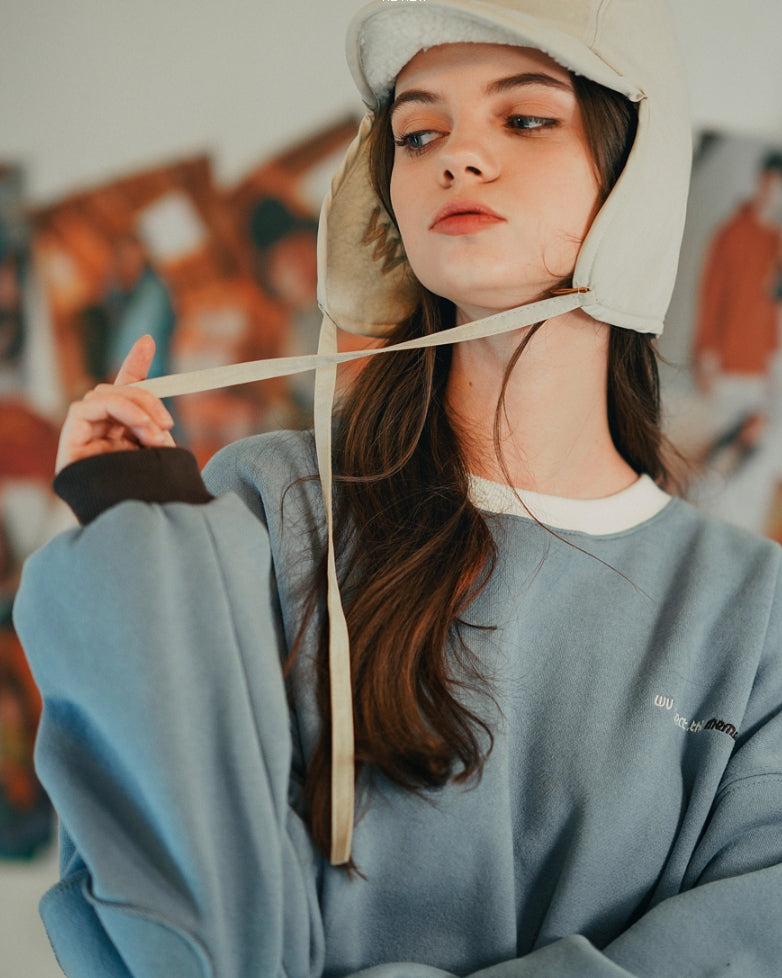 ダブルユーブイプロジェクト(WV PROJECT) JERRY SWEATSHIRTS BLUE MJMT7348