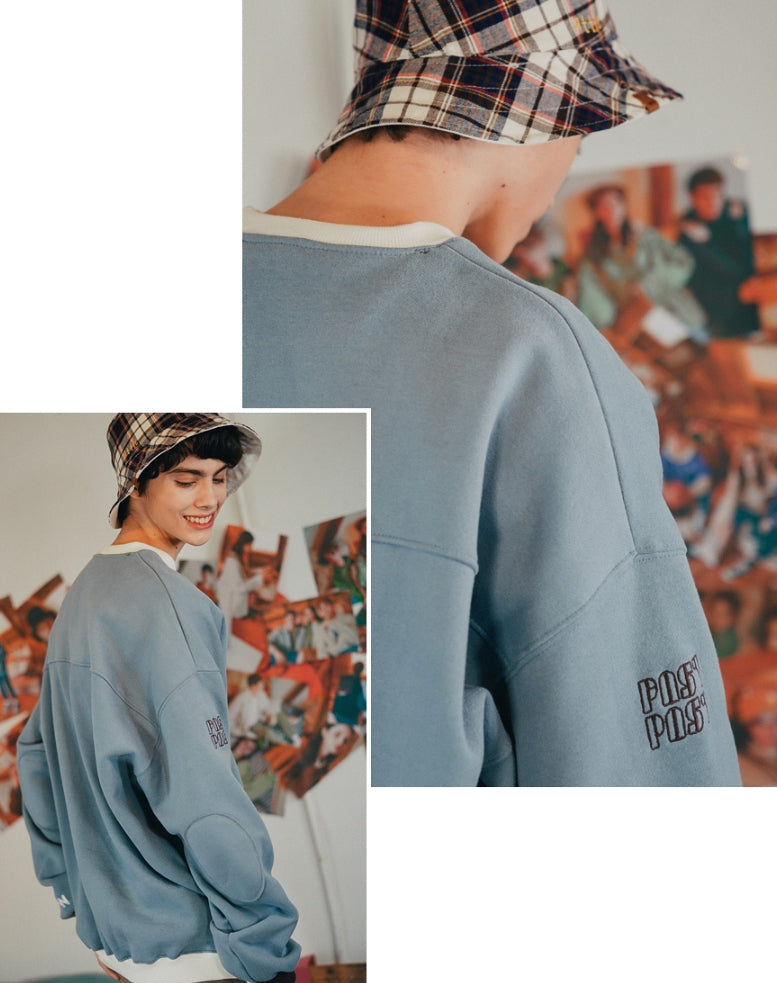 ダブルユーブイプロジェクト(WV PROJECT) JERRY SWEATSHIRTS BLUE MJMT7348