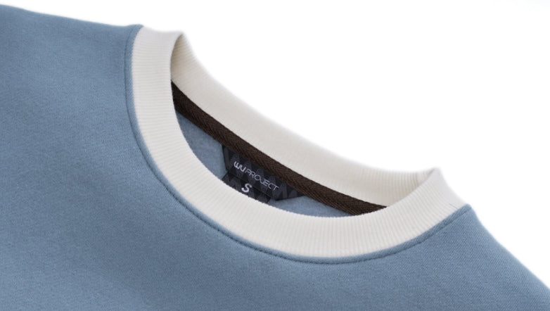 ダブルユーブイプロジェクト(WV PROJECT) JERRY SWEATSHIRTS BLUE MJMT7348