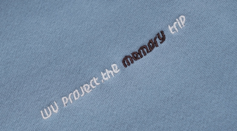 ダブルユーブイプロジェクト(WV PROJECT) JERRY SWEATSHIRTS BLUE MJMT7348