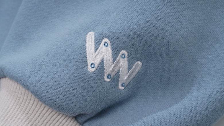 ダブルユーブイプロジェクト(WV PROJECT) JERRY SWEATSHIRTS BLUE MJMT7348