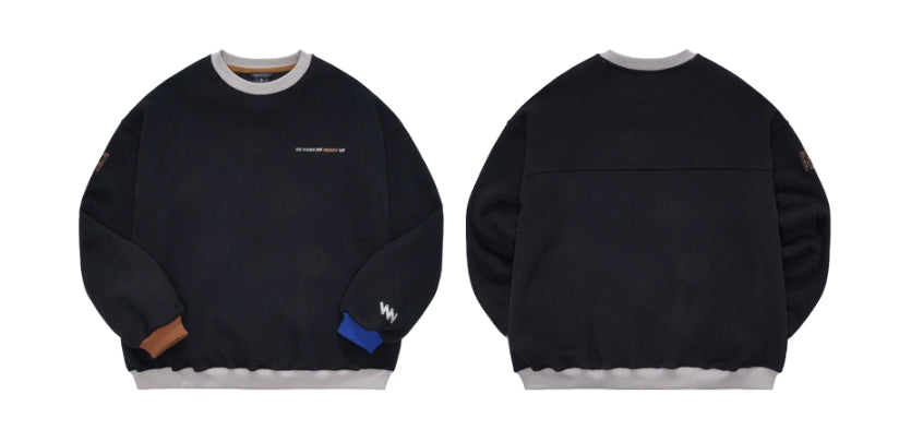 ダブルユーブイプロジェクト(WV PROJECT) JERRY SWEATSHIRTS BLACK MJMT7348