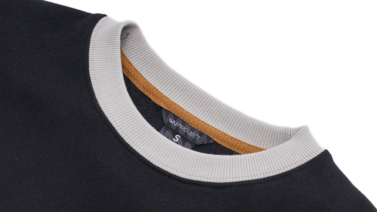 ダブルユーブイプロジェクト(WV PROJECT) JERRY SWEATSHIRTS BLACK MJMT7348