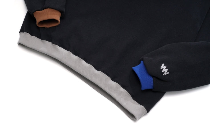 ダブルユーブイプロジェクト(WV PROJECT) JERRY SWEATSHIRTS BLACK MJMT7348