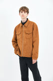 セイントペイン(SAINTPAIN)   SP SUEDE ZIP TRUCKER JACKET-CHARCOAL